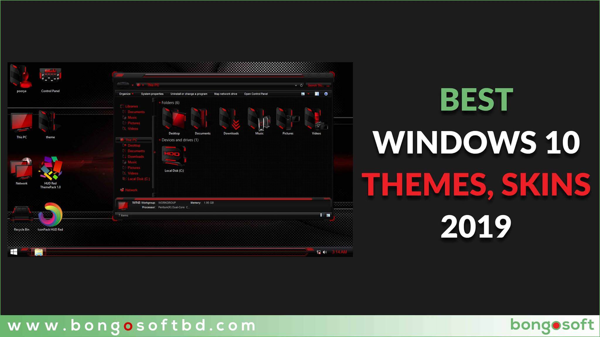 best custom windows 10 themes